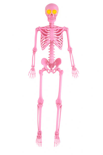 Life-Size Glowing-Eye Skeleton