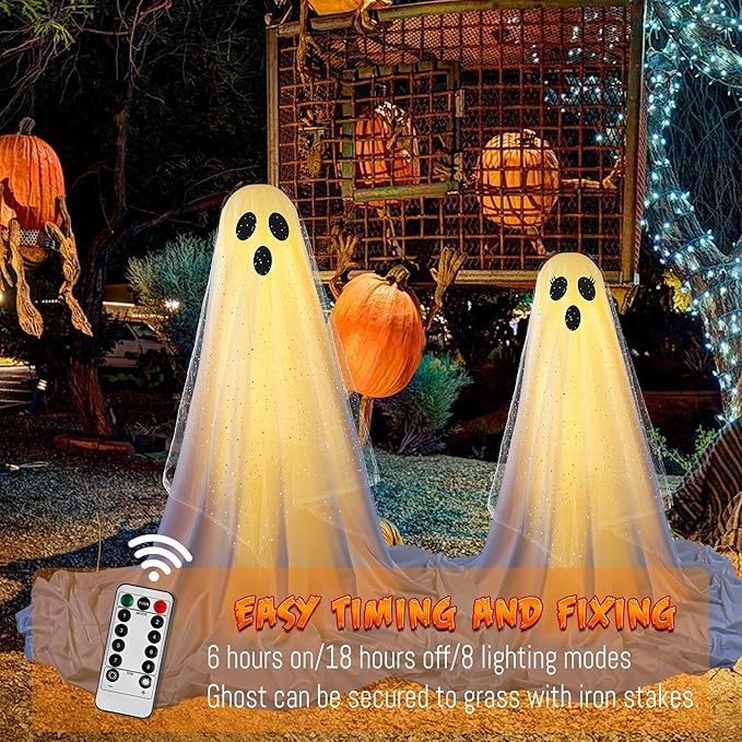 Haunted Glow Ghost Duo