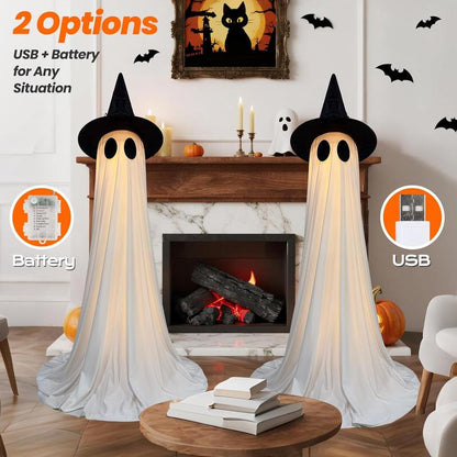 Haunted Glow Ghost Duo